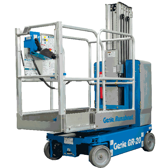 20ft auto vertical lift rental. electric